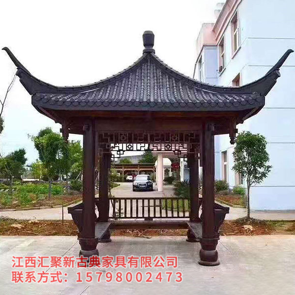 古建四角亭