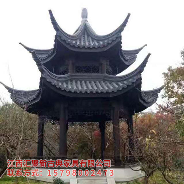 古建六角亭