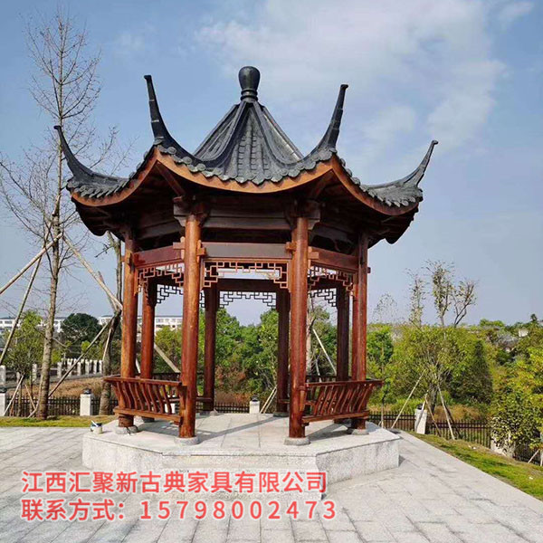 古建八角亭